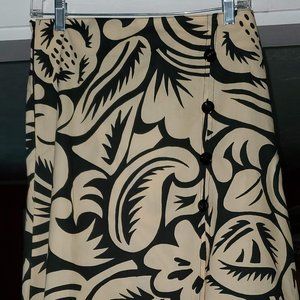 Womens Batik Knee length skirt